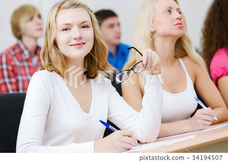 Students at lesson Students at lesson 34194507