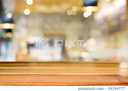 Wood table for present product. Wood table for present product. 34194777