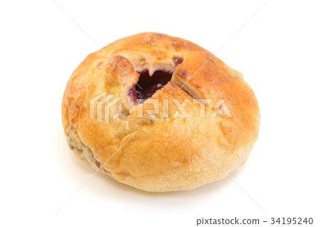 Delicious blueberry jam bread 34195240