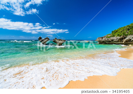 "Okinawa prefecture" Kouri island · Heart lock "Okinawa prefecture" Kouri island · Heart lock 34195405