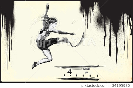 Athletes with physical disabilities - LONG JUMP 34195980