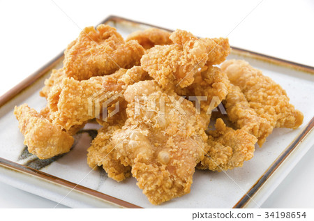 Crisp fried chicken skin 34198654