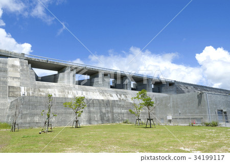 Kinbu Town, Okinawa Prefecture Kintake Dam Kinbu Town, Okinawa Prefecture Kintake Dam 34199117