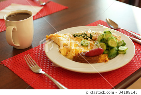 pastry cake plate on red tissue table cloth pastry cake plate on red tissue table cloth 34199143
