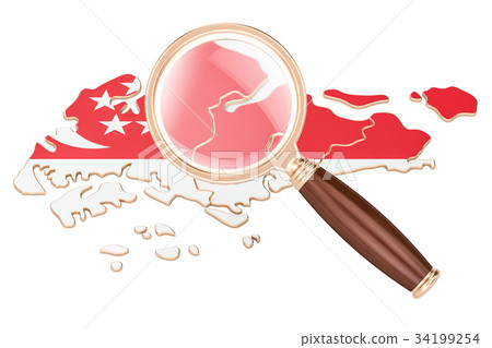 Singapore under magnifying glass, analysis Singapore under magnifying glass, analysis 34199254