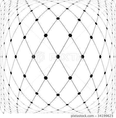 Mesh diamonds 3D pattern. - Stock Illustration [34199623] - PIXTA