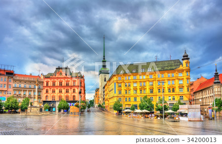 Freedom Square, the main square of Brno in Czech 34200013
