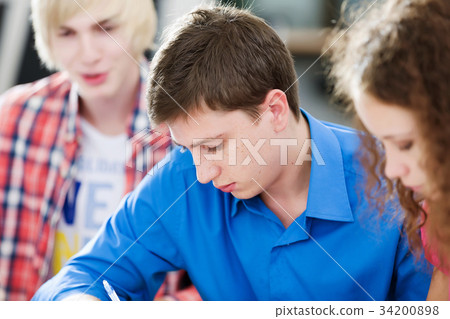 Students at lesson Students at lesson 34200898