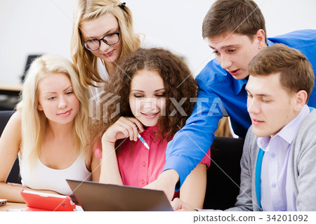 Students at lesson Students at lesson 34201092