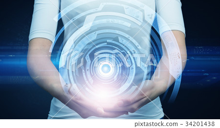 High technology future High technology future 34201438