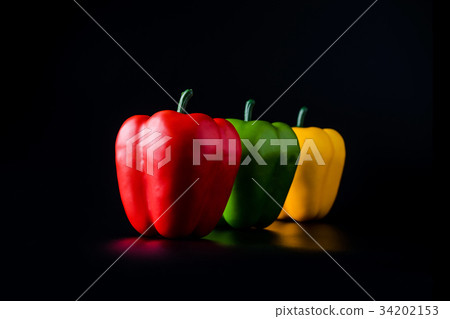 Sweet Pepper or Bell Pepper or Capcicum Sweet Pepper or Bell Pepper or Capcicum 34202153