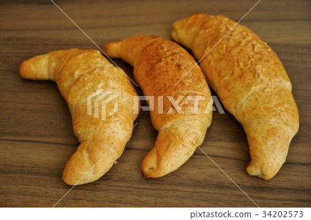 Salt bread, Salzstangen, bread rolls, crescent moon bread (Salzstangen) 34202573