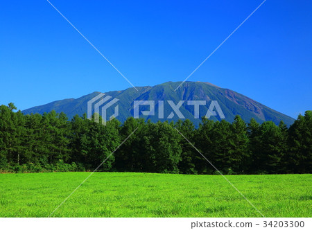 Iwate mountain in summer Iwate mountain in summer 34203300