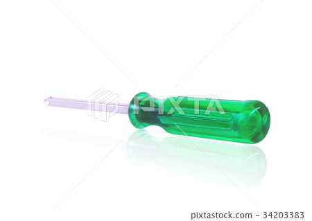 Screwdriver on  white background 34203383