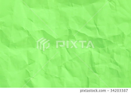 wrinkled sheet of green paper wrinkled sheet of green paper 34203387