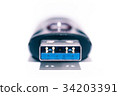 thumb drive usb 3  on white background 34203391