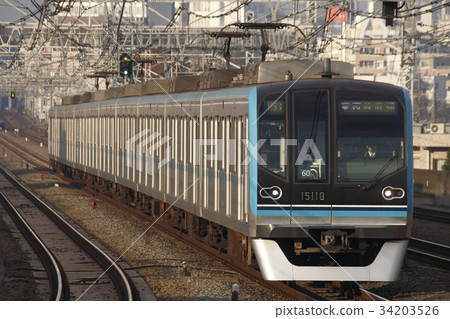 T Tokyo Metro Tozai Line Series Stock Photo