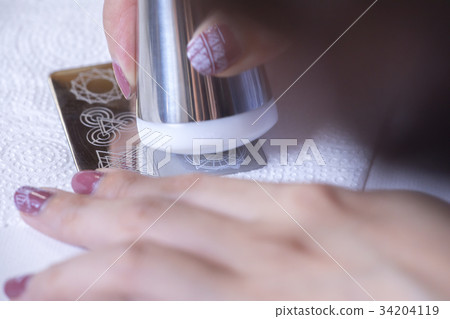 彩繪指甲，美甲，指甲，塗装爪、爪、釘、Painted nails, nails 34204119