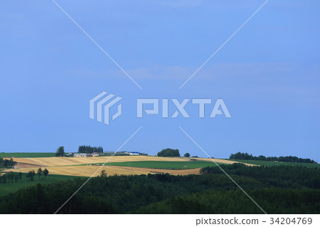 Landscape of Hokkaido Ozoracho Asahigaoka Park Landscape of Hokkaido Ozoracho Asahigaoka Park 34204769