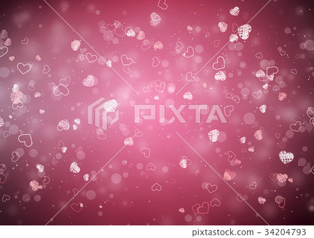 Valentine's day abstract background, flying hearts Valentine's day abstract background, flying hearts 34204793