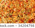 Pepperoni pizza background 34204798