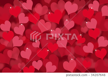 Multiple heart images - Stock Illustration [34207648] - PIXTA