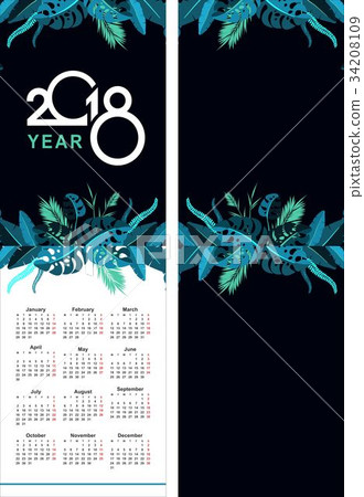 tropical calendar 2018 34208109