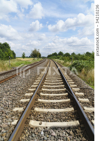 Railroad tracks, Fields, Home Brouich, Germany 34210236