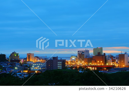 Kushiro night view Kushiro night view 34210626