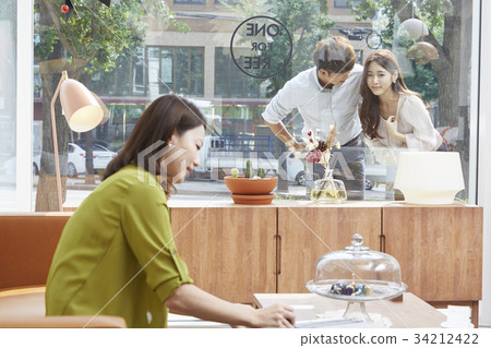 家具店，新婚夫婦，婚姻準備 34212422