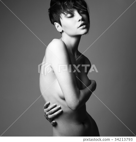 Nude sensual woman Nude sensual woman 34213793