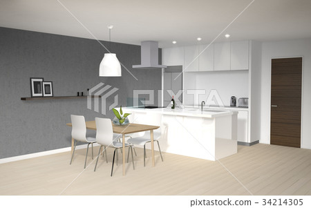 Dining kitchen wall mortar Dining kitchen wall mortar 34214305