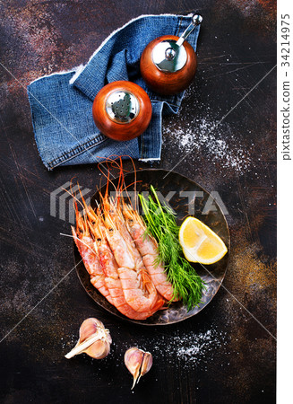 boiled shrimps boiled shrimps 34214975
