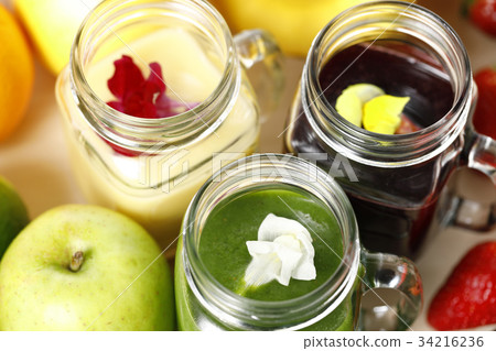 Smoothie Acai Juice Green Smoothie Smoothie Acai Juice Green Smoothie 34216236