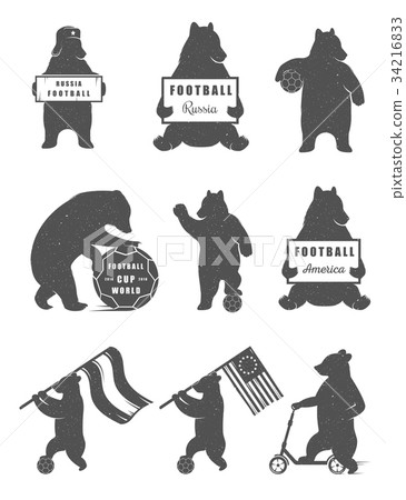 Vector Set Bears Vector Set Bears 34216833