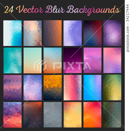 Set Abstract Modern Poligonal Background Set Abstract Modern Poligonal Background 34217444