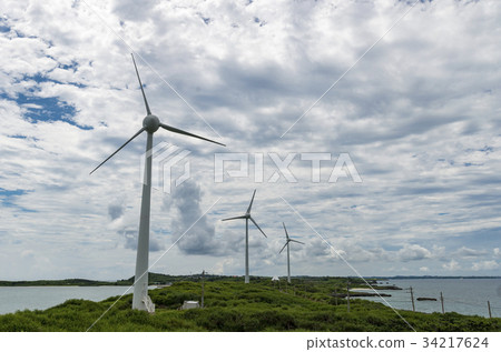 Miyakojima Nishidaira Meiho Observatory Wind power generation Miyakojima Nishidaira Meiho Observatory Wind power generation 34217624
