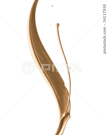 Brown splashes 34217938