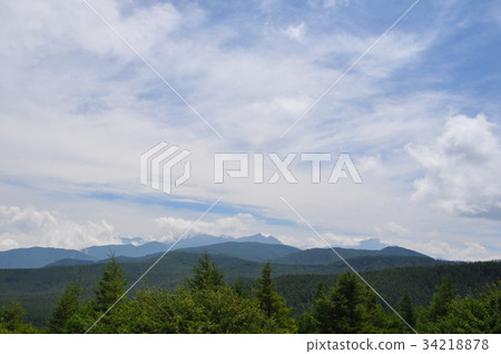 Southern Alps seen from the top of Mt. 34218878