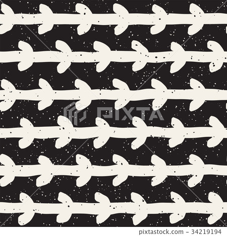 Hand drawn style ethnic seamless pattern. Abstract 34219194