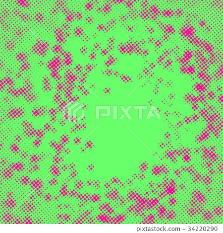 Bright pink green distressed dot particle layout Bright pink green distressed dot particle layout 34220290