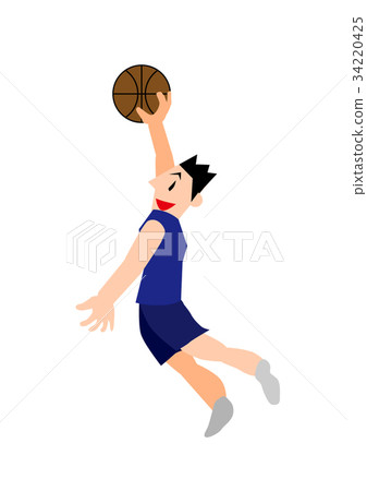 Basket Player Dunk Shoot 34220425