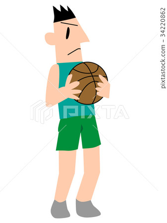 籃球運動員抓住傳球投擲 籃球運動員抓住傳球投擲 34220862