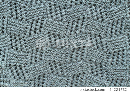 Hand-knitted sweater mesh pattern, openwork, background material Hand-knitted sweater mesh pattern, openwork, background material 34221782