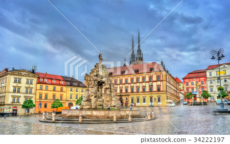 Parnas Fountain on Zerny trh square in the old 34222197