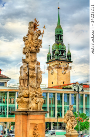 Holy trinity column in Brno, Czech Republic 34222211