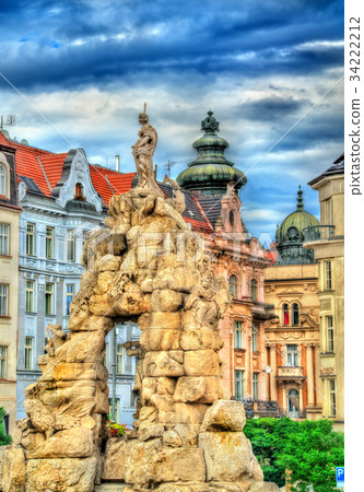 Parnas Fountain on Zerny trh square in the old 34222212
