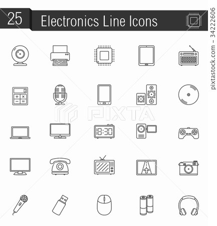 Electronics Icons Electronics Icons 34222606