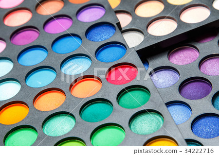Palette with a multicolored eyeshadows Palette with a multicolored eyeshadows 34222716