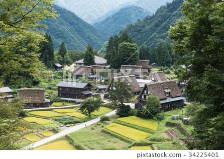Ainokura合掌村建設觀景台 34225401